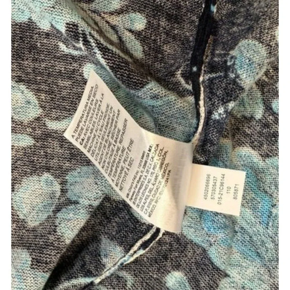 Chico's Perfect Layer Cardigan Womens Size 2 Large Floral Retro Cottagecore READ